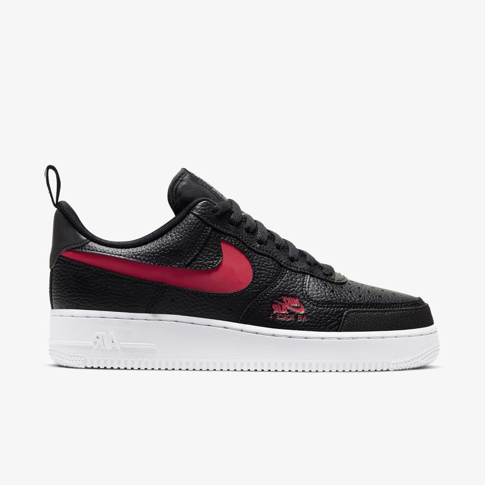 Nike air force 1 utility black and red hotsell